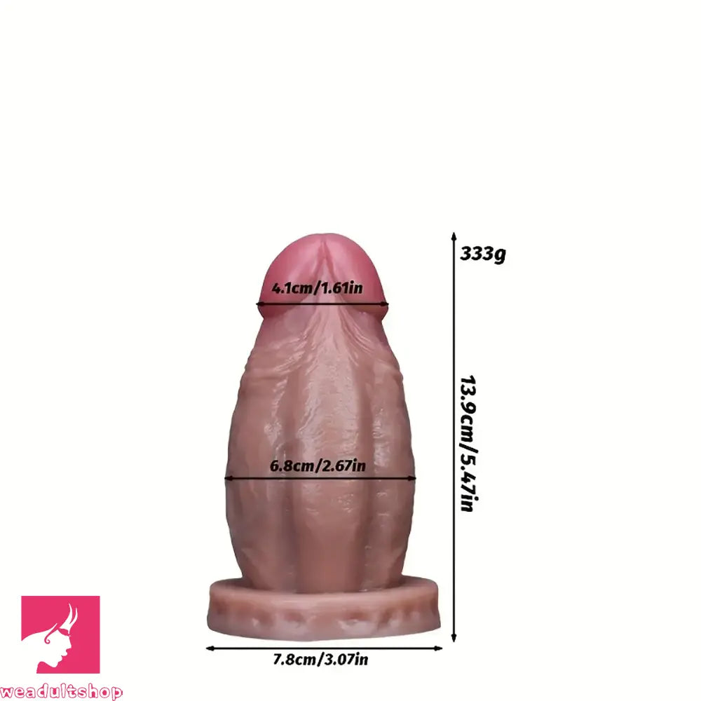 5.11in 5.47in 6.29in 7.16in 7.99in 8.81in Thick Lifelike Soft Dildo Anal Prostate
