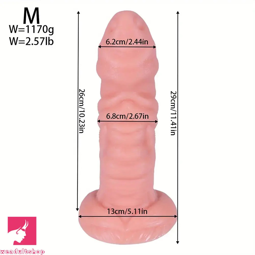 10.03in 11.41in 13.38in Monster Creature Fantasy Huge Lifelike PVC Dildo
