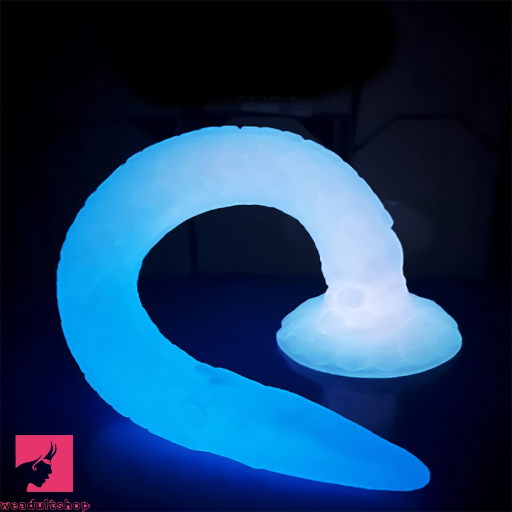 18.1in Luminous Soft Dragon Big Animal Tentacle Dildo For Female Prostate