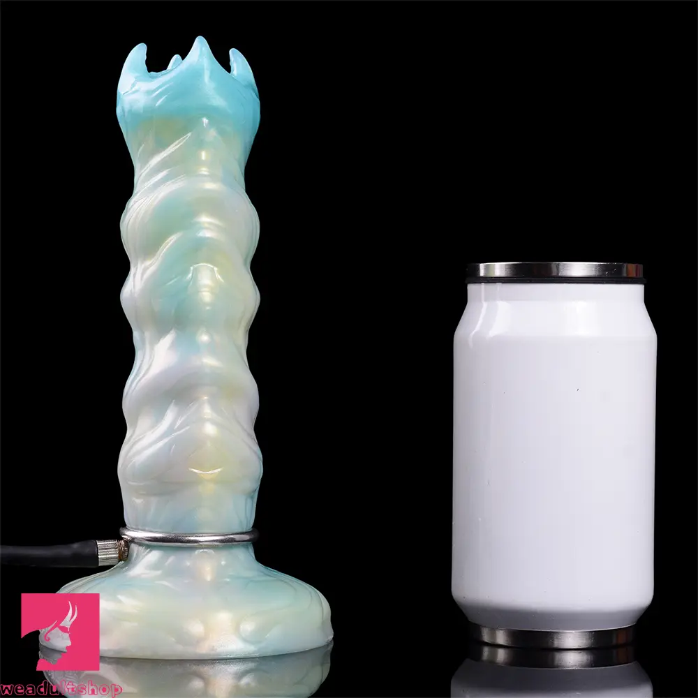 8.18in Soft Fleshy Texture Big Odd Ovipositor Egg Laying Inflatable Dildo