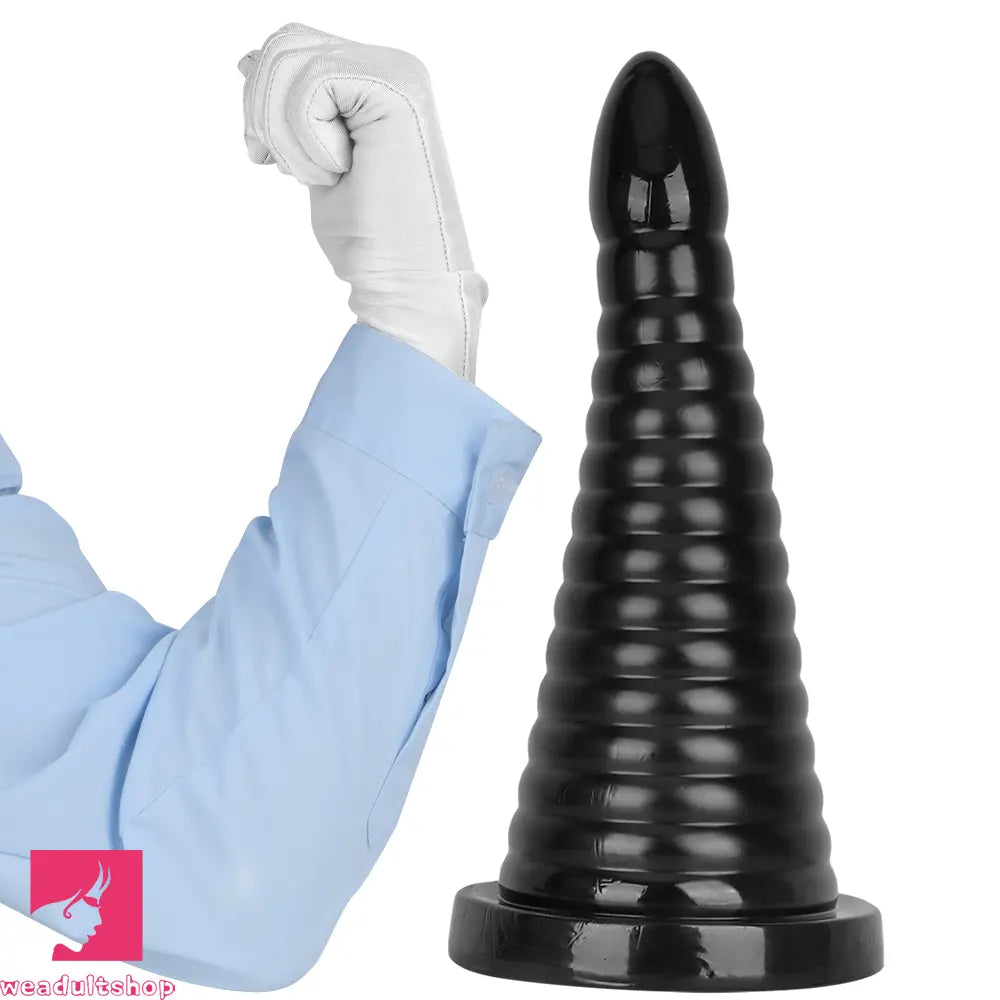 10.23in 14.56in Large Thread PVC Pagoda Thick Large Anal Plug Cock Dildo