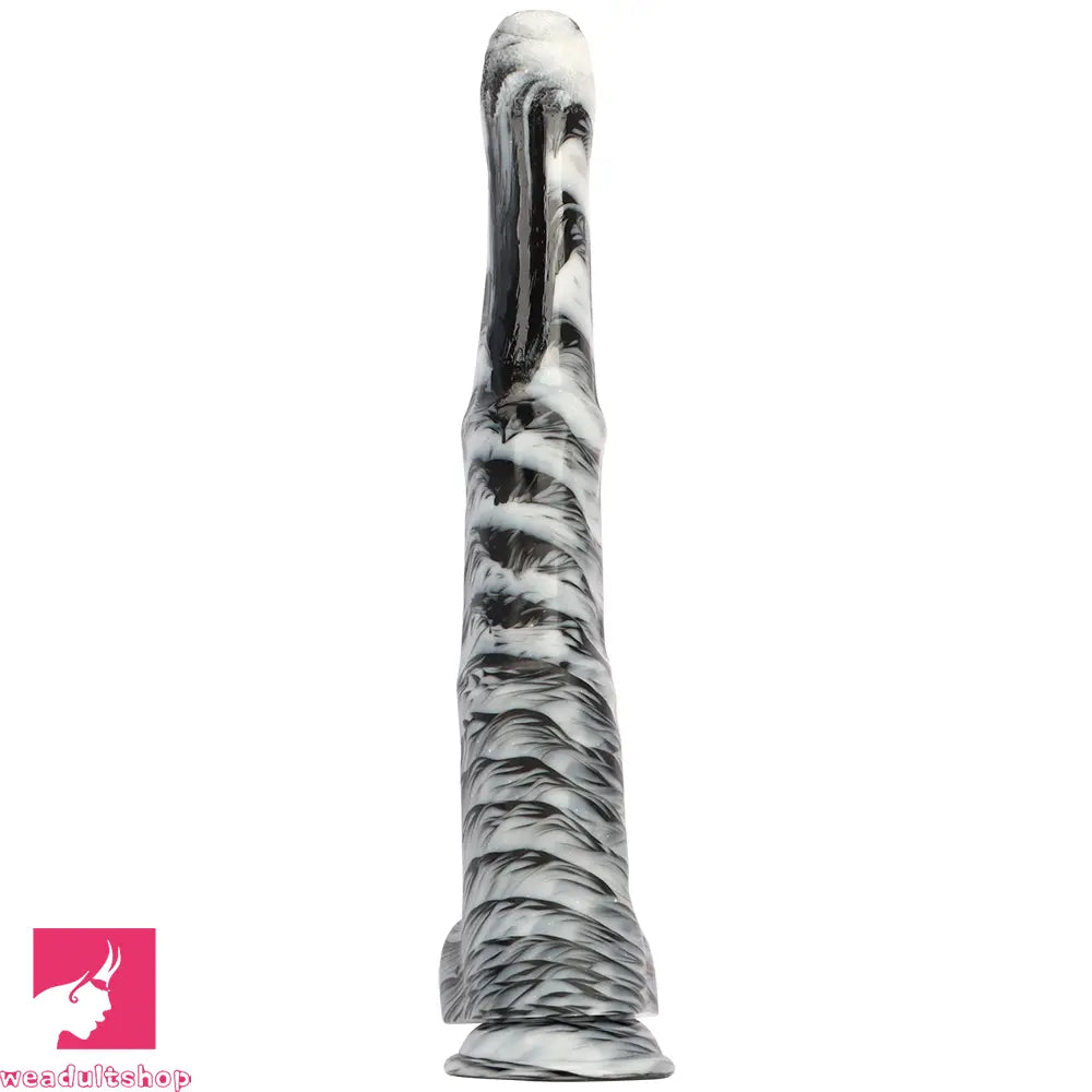 18.9in Mixed Color Big Alternative Animal Super Long Horse Cock Dildo