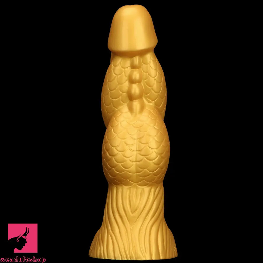 14.56in Gold Silicone Dragon Soft Big Long Realistic Animal Thick Dildo