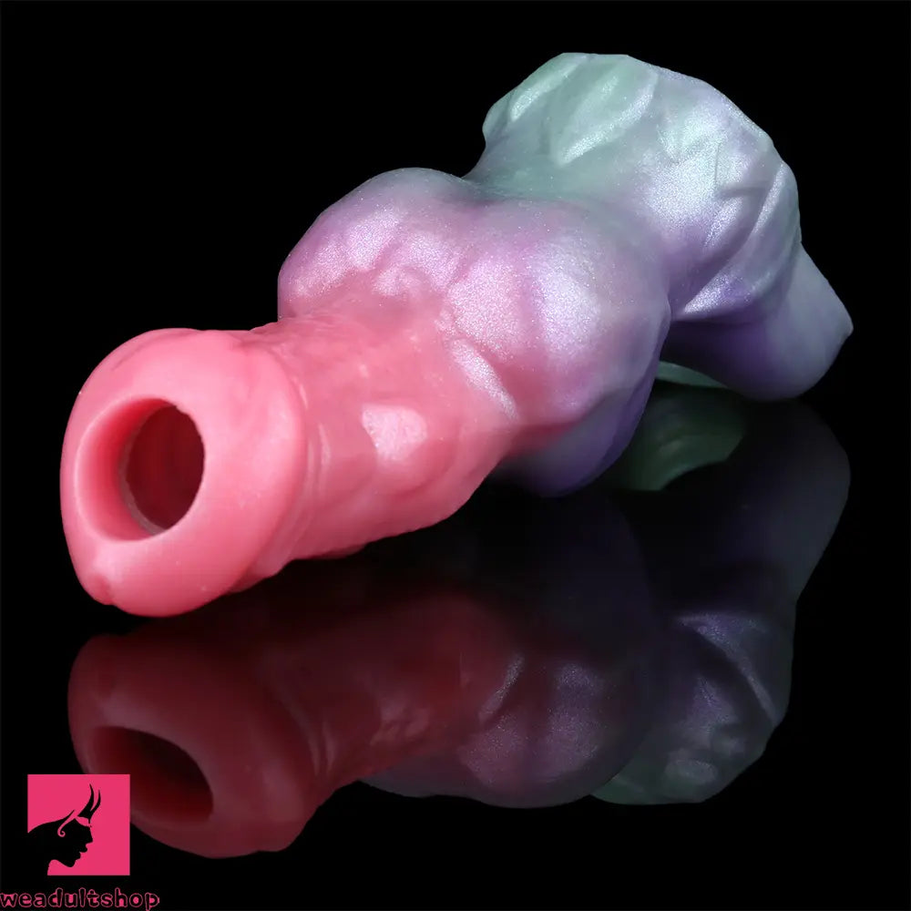 5.9in Flesh Shell SHAZ-3006 Fantasy Hollow Dildo Sleeve For Cock Extension