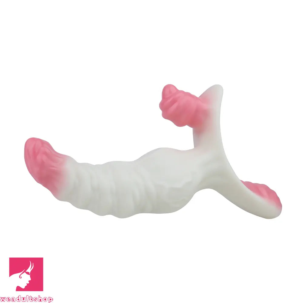 6.42in Monster Fantasy Wearable Strap on Vibrating Anal Silicone Dildo