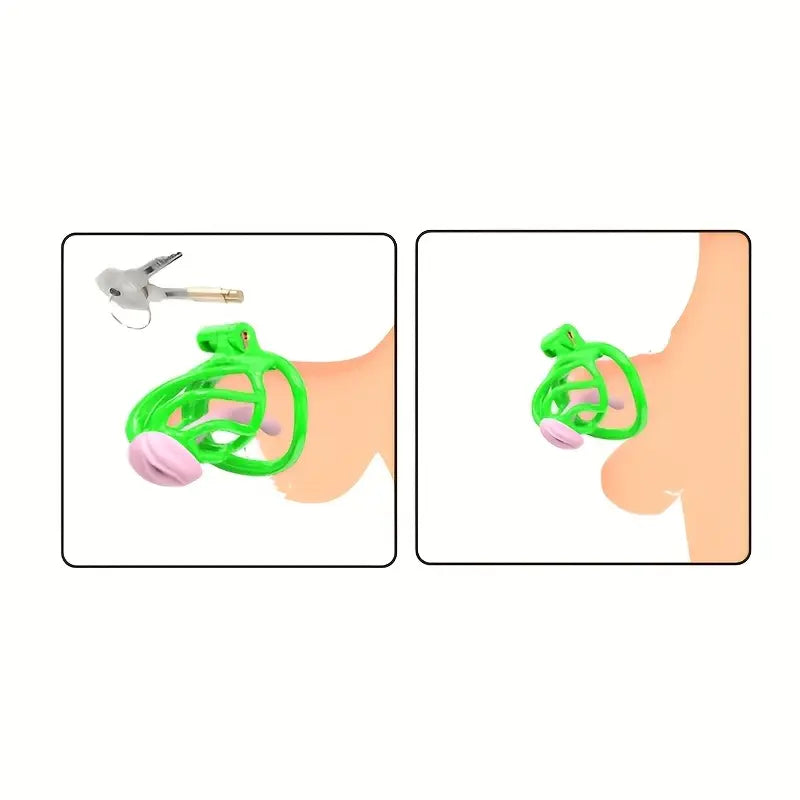 Chastity Cage Plastic Utheral Lock Cobra CB Chastity Lock For Single Parties
