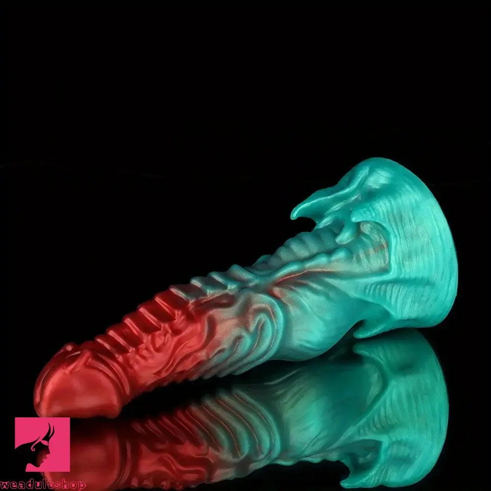 8.26in 9.25in 11.41in Alien-Shaped Silicone Adult Sex Fantasy Monster Dildo