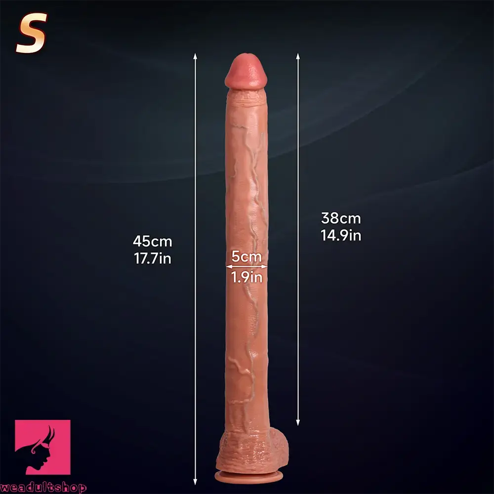 17.7in 22.6in Super Long Huge Dildo Long Soft Penis Adult Couple Love Toy