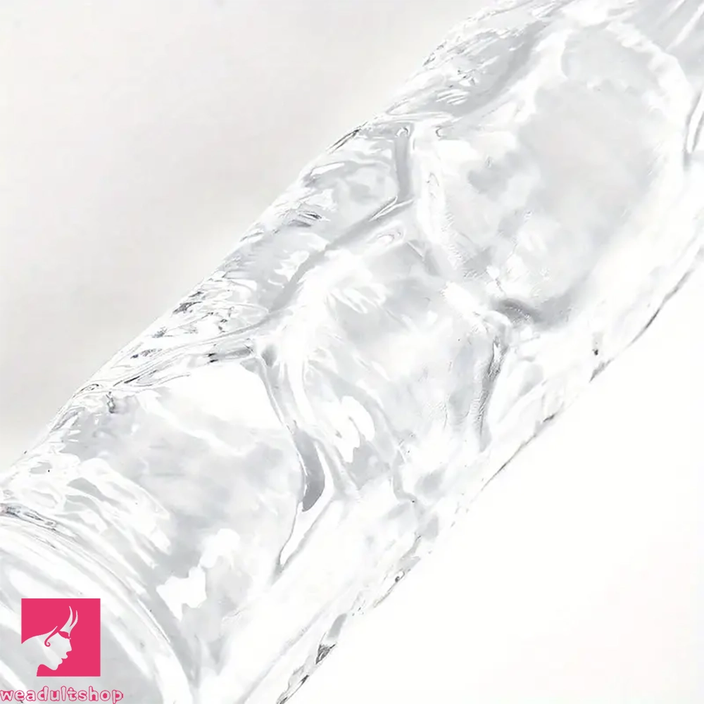 12in 13.58in 14.57in 17.13in Double-Ended Long Realistic Clear Big Dildo