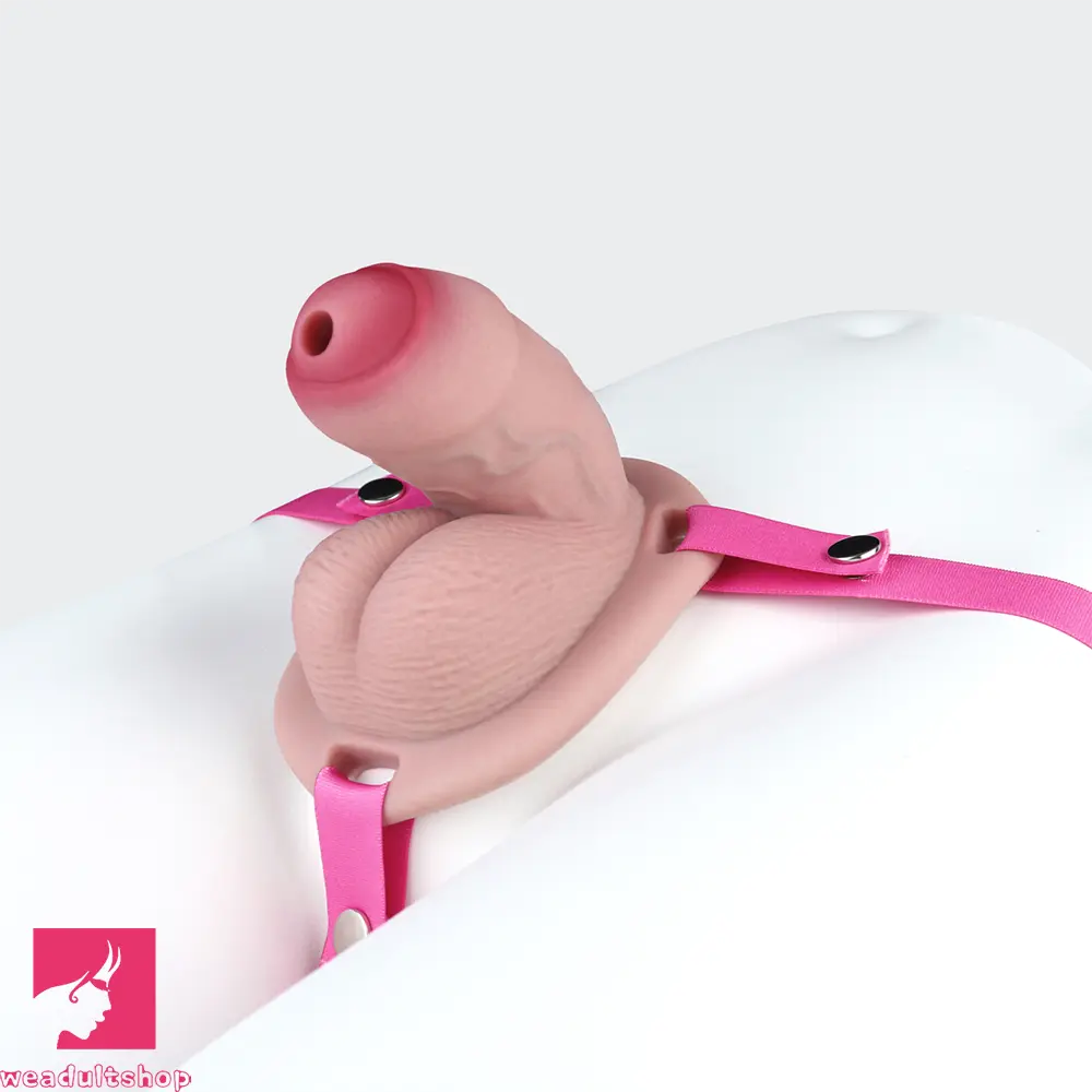 4.72in Real Hollow Chastity Cage Dildo Cock Masturbator Erotic Cock Love