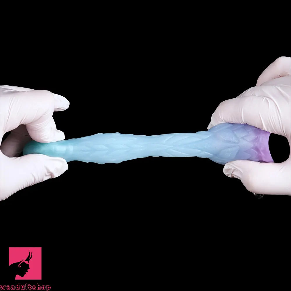 4.68in 5.9in 7.16in 8.26in Spiked Monster Silicone Odd Dildo With Key Chain