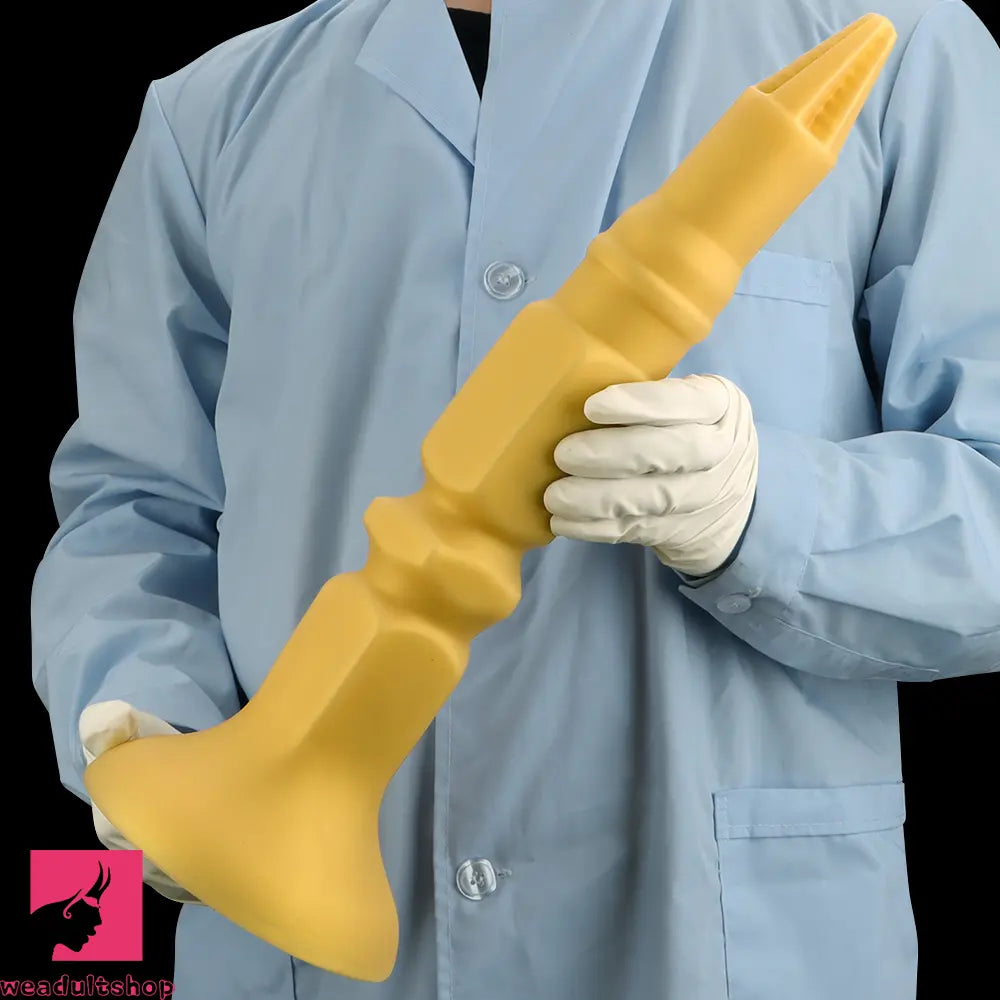 12.6in 14.56in 17.71in Pointed Tip Huge Long Silicone Soft Butt Plug Cock Dildo