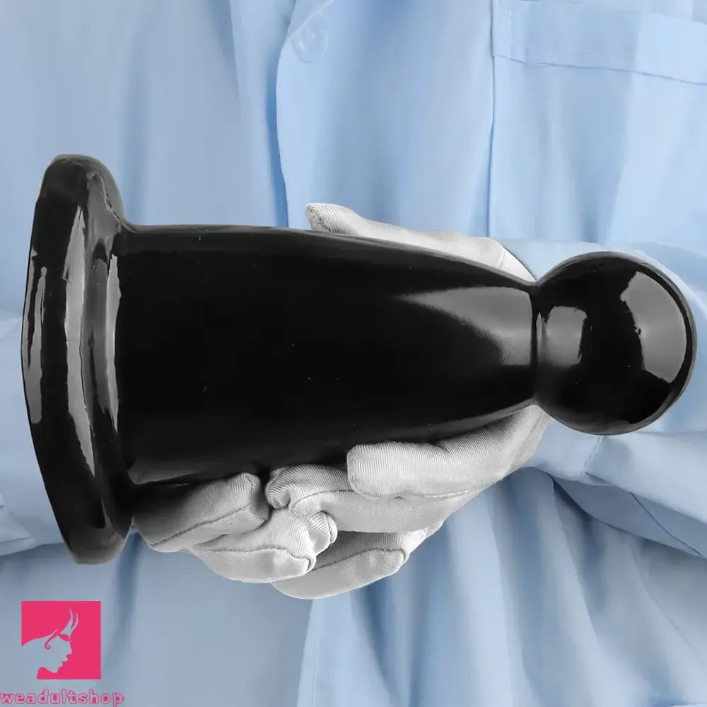 5.7in 7.87in Black PVC Thick Butt Plug Dildo For Women Sexual Adult Cock