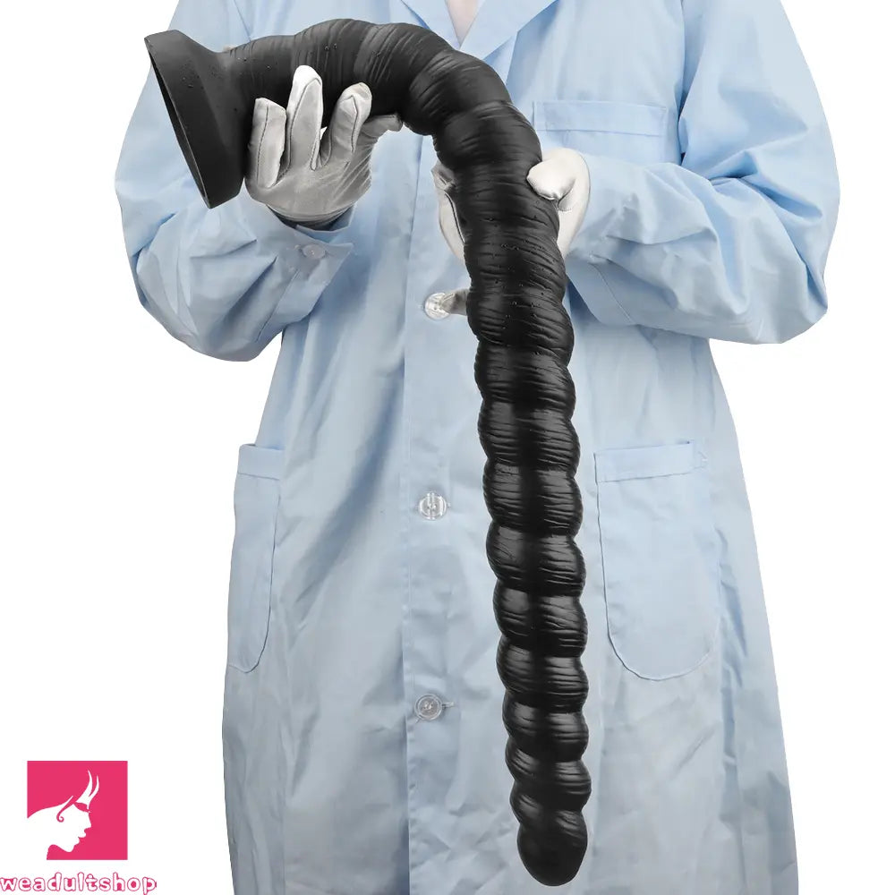 20.47in 26.37in Liquid Silicone Super Long Large Butt Plug Dildo For Sex
