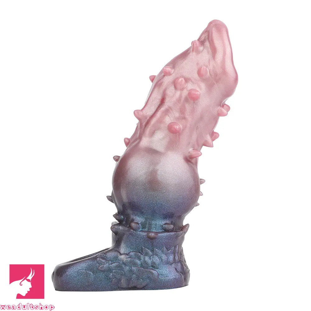 7.48in Spiked Fantasy Penis Sleeve With Cock Ring Dildo For Intimation