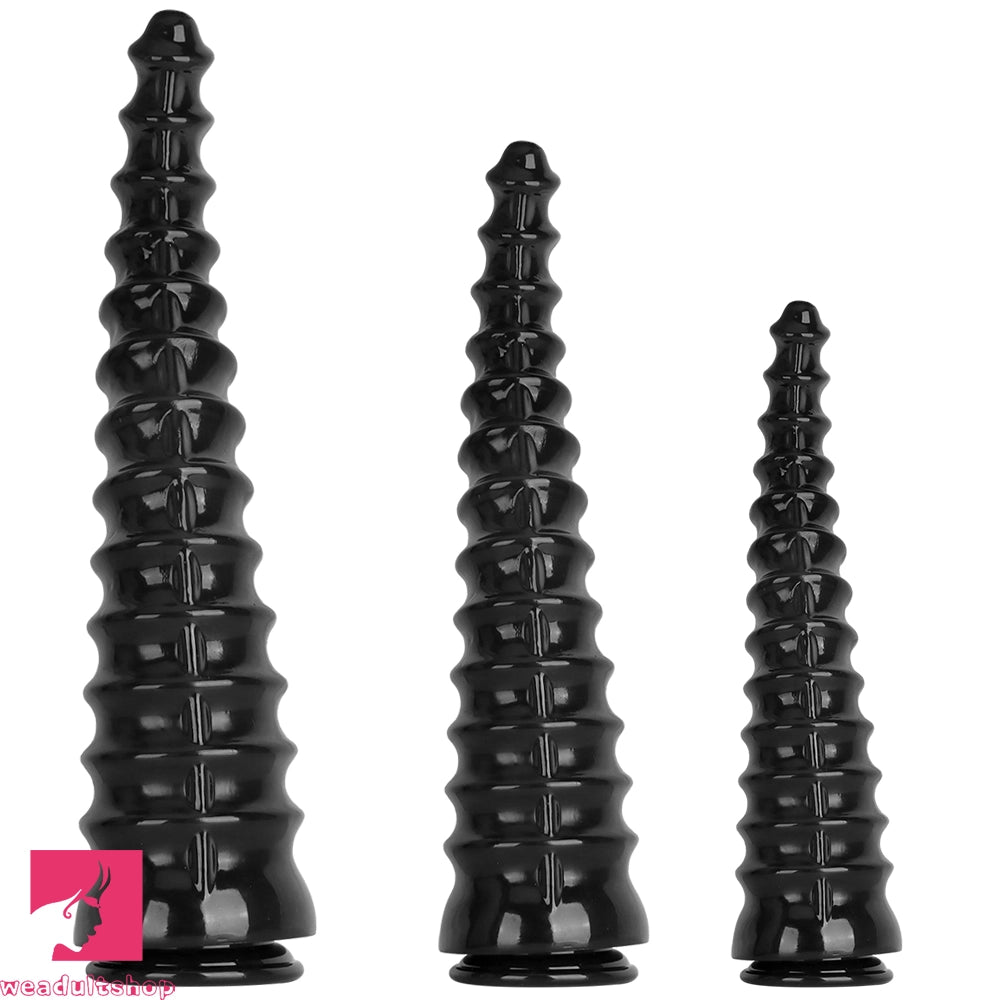 10.82in 13.38in 16.73in Super Large Black Anal Plug Dildo For Adult Women