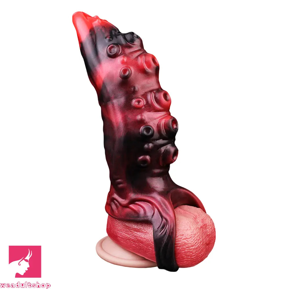 6.22in 7.01in 7.95in Tentacle Animal Penis Soft Dildo Sleeve Penis Extender