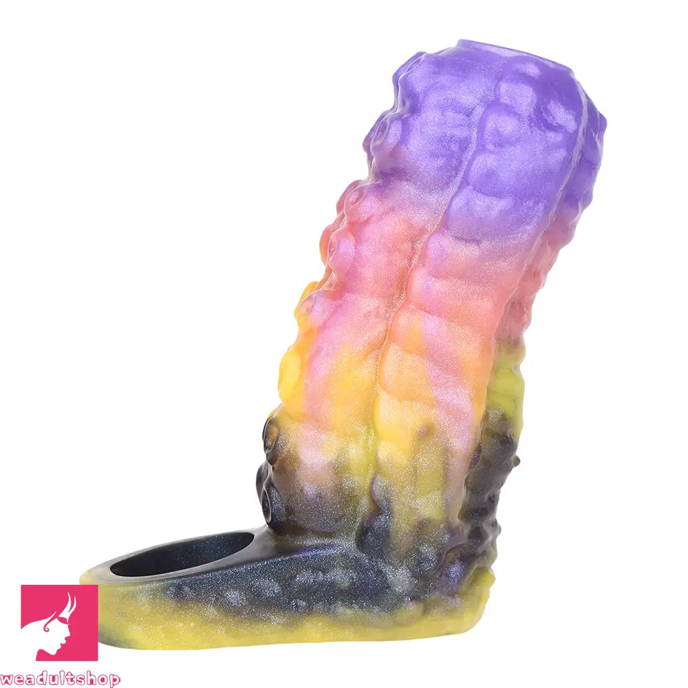 4.72in Zothos Umbrvort Tentacle Silicone Soft Dildo Sleeve Penis Extender