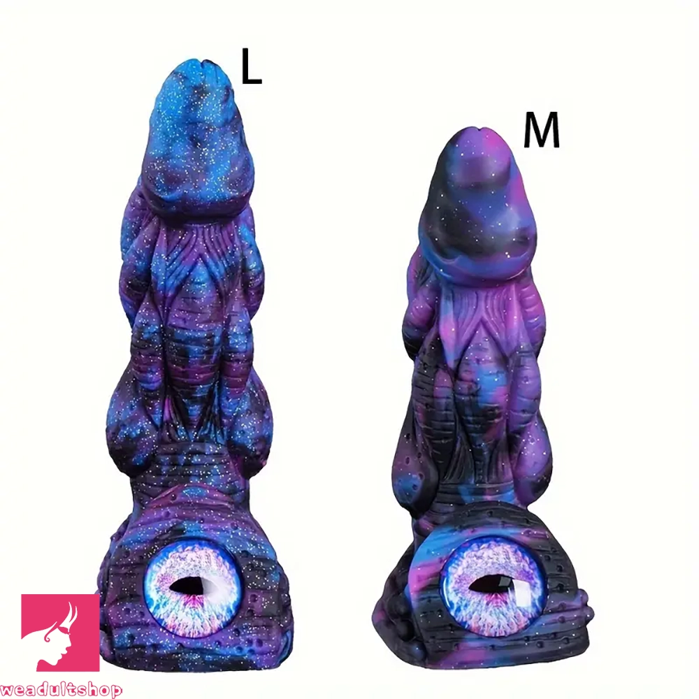 8.58in 9.2in 11in Silicone Fantasy Creature Big Dildo With Real Double Eyes