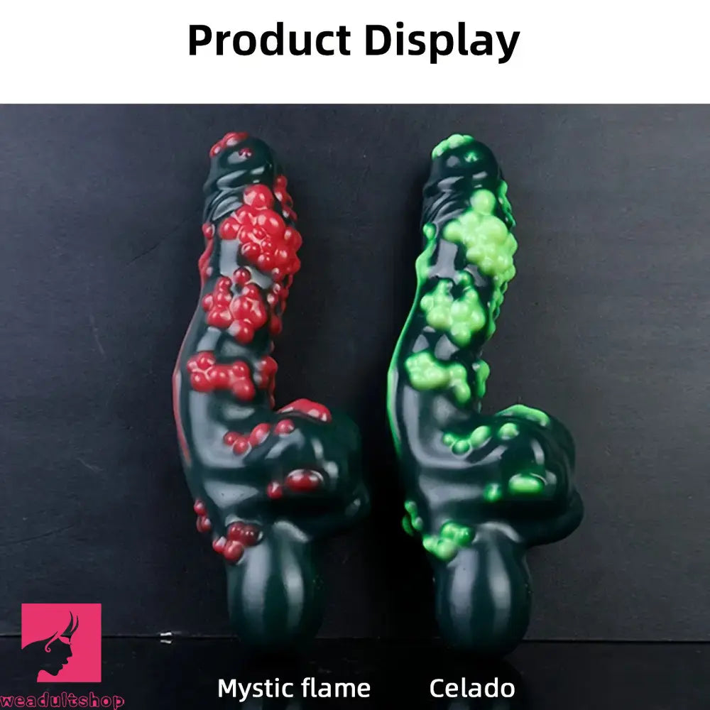 8.54in Fantasy Silicone Soft Handle Dildo Odd Cock Skin-Friendly Dildo