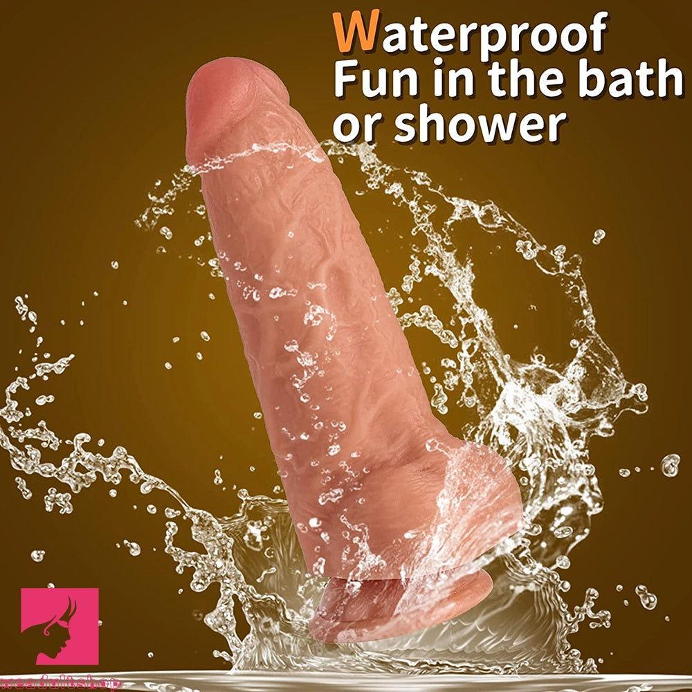 7.87in PVC Lifelike Dildo With Suction Cup Anal Sex Toy For Vaginal Massager