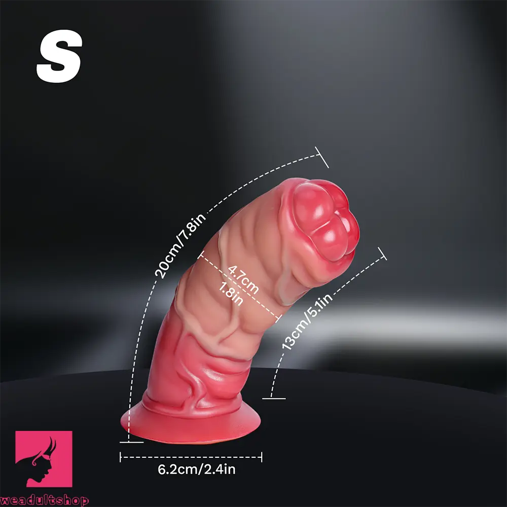 7.8in 8.2in Thick Fantasy Lifelike Silicone Dildo Penis For Women Couples
