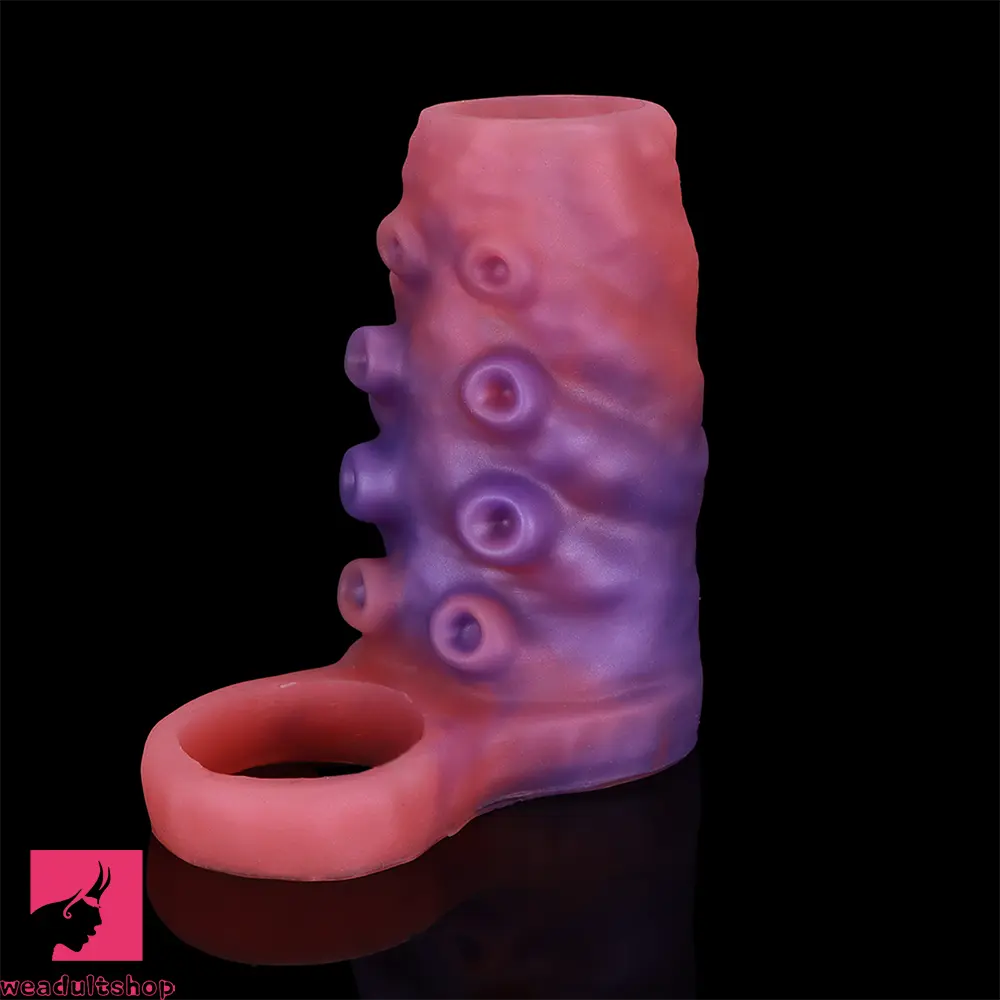 3.14in 4.13in 5.11in Tentacle Small Dildo Sleeve Adult Male Pornographic Tool