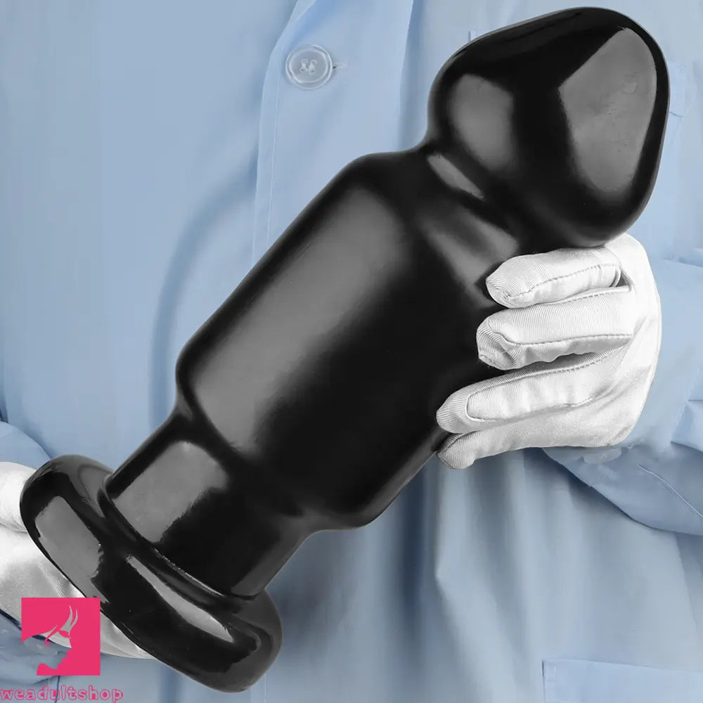 7.87in 11.22in Big Black Large PVC Anal Plug Dildo For Anal Expansion Love