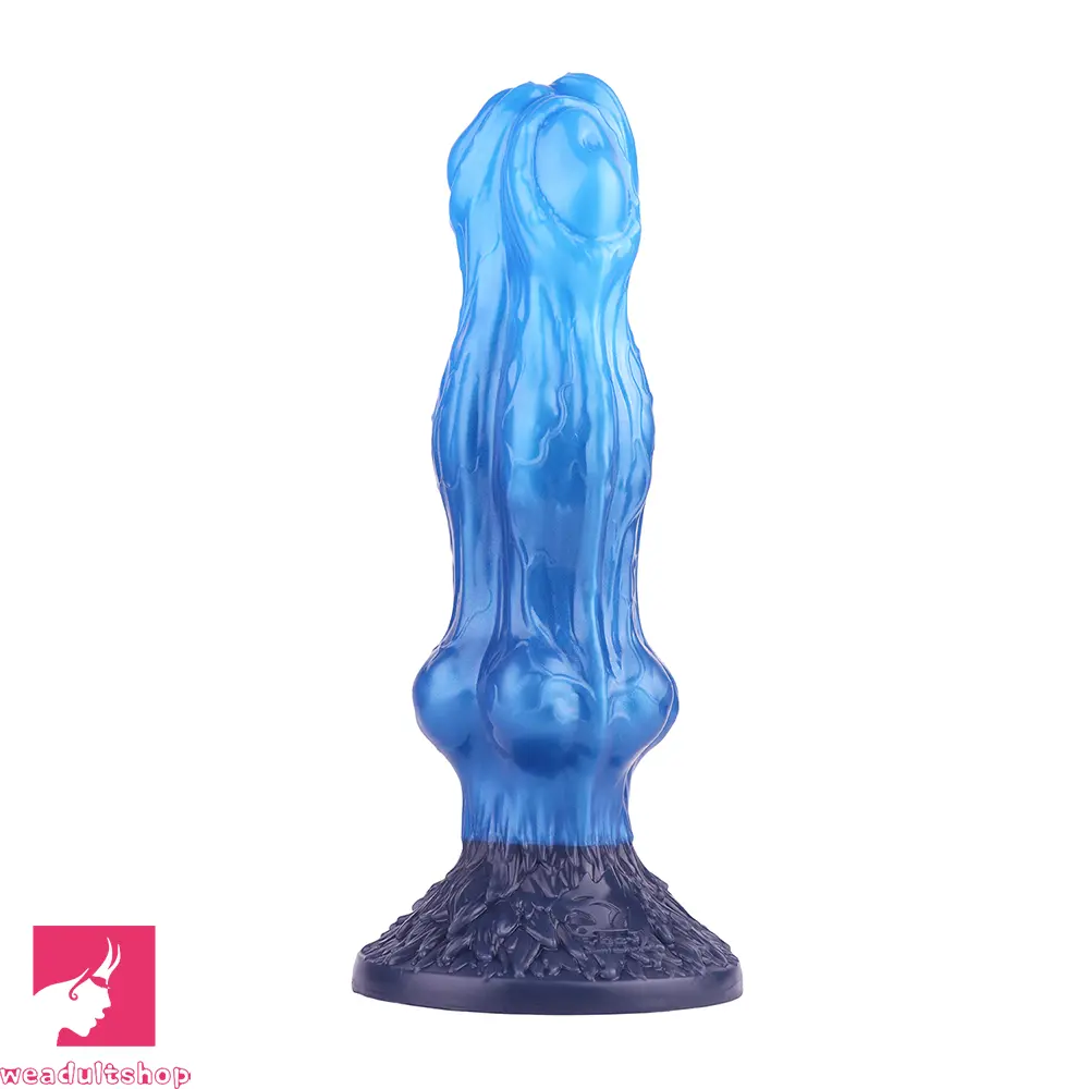 10.15in Double Layer Three Heads Silicone Knot Dildo For Women Pleasure