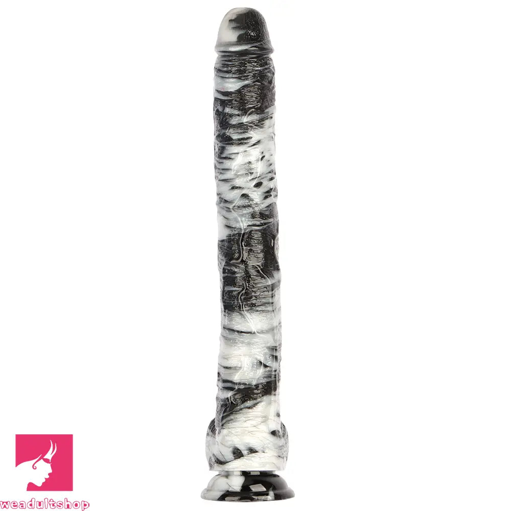 17in Super Large Long PVC Cock Dildo For Hands free Sex Female Orgasm