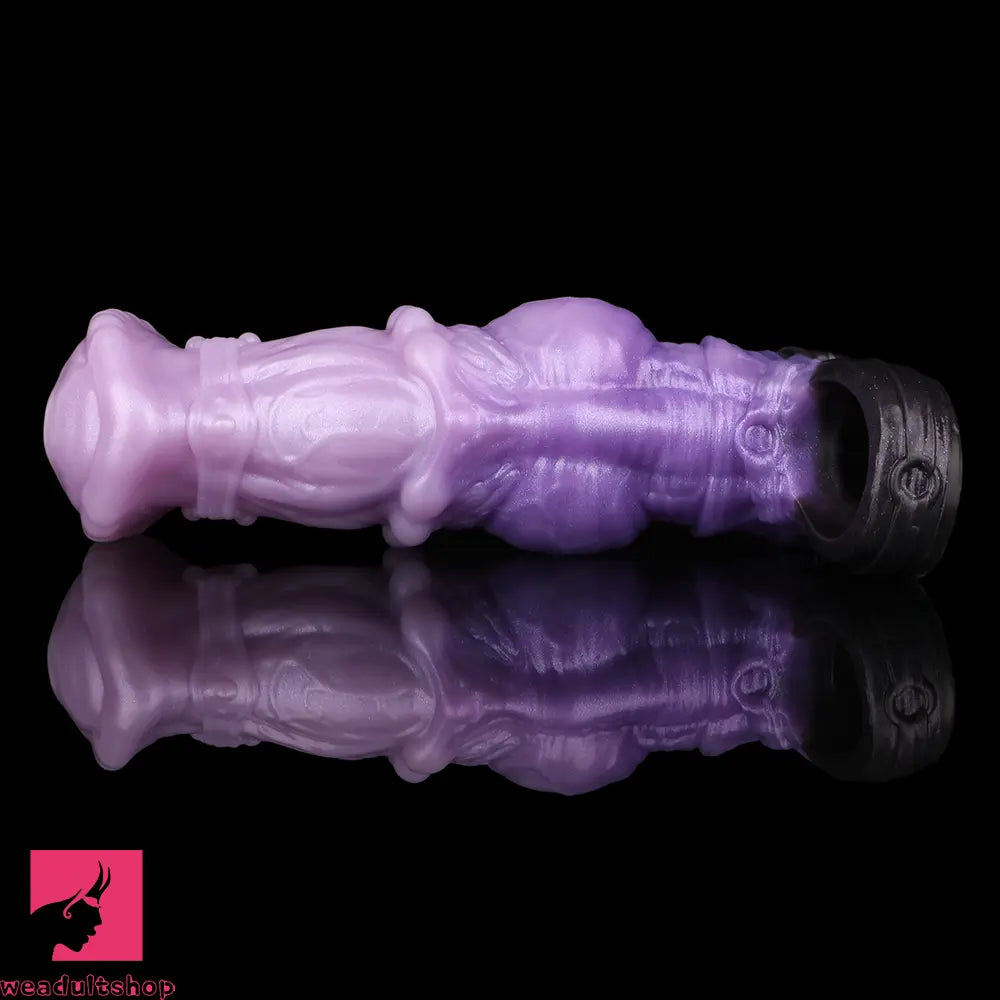 4.44in 6.06in 7.32in Horse Cock Dildo Sleeve Odd Spiked Knot Creature Sleeve