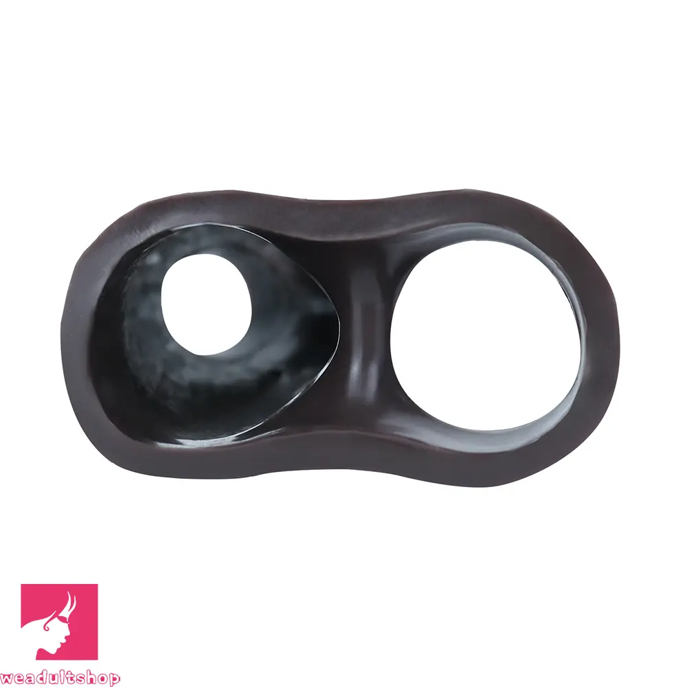5.19in Deep Veins Open Head Silicone Hollow Dildo Sleeve For Love Sex