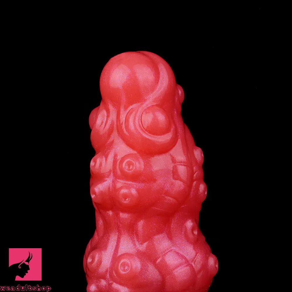 5.91in Fantasy Octopus Silicone Flexible Inflatable Spraying Water Dildo