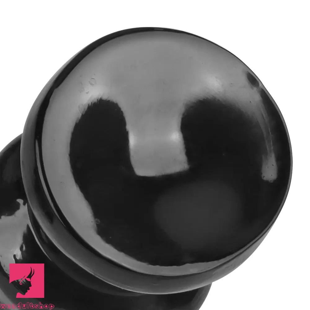 6.7in Black PVC Anal Plug Dildo For Woman Couples Masturbate Tough Sex
