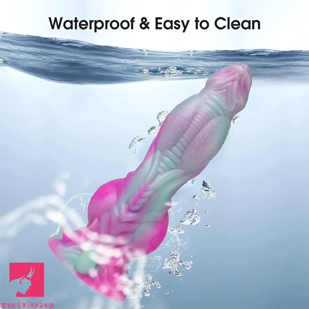 9in Soft Monster Silicone Big Spiked Odd Clit Dildo Prostate Massager