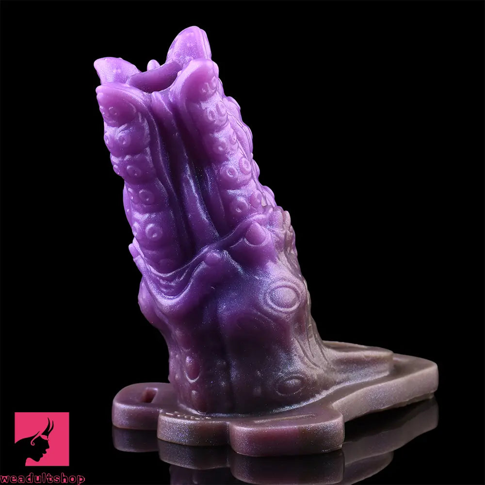 5.59in Dragon Beast Creature Silicone Flexible Fantasy Hollow Dildo Sleeve