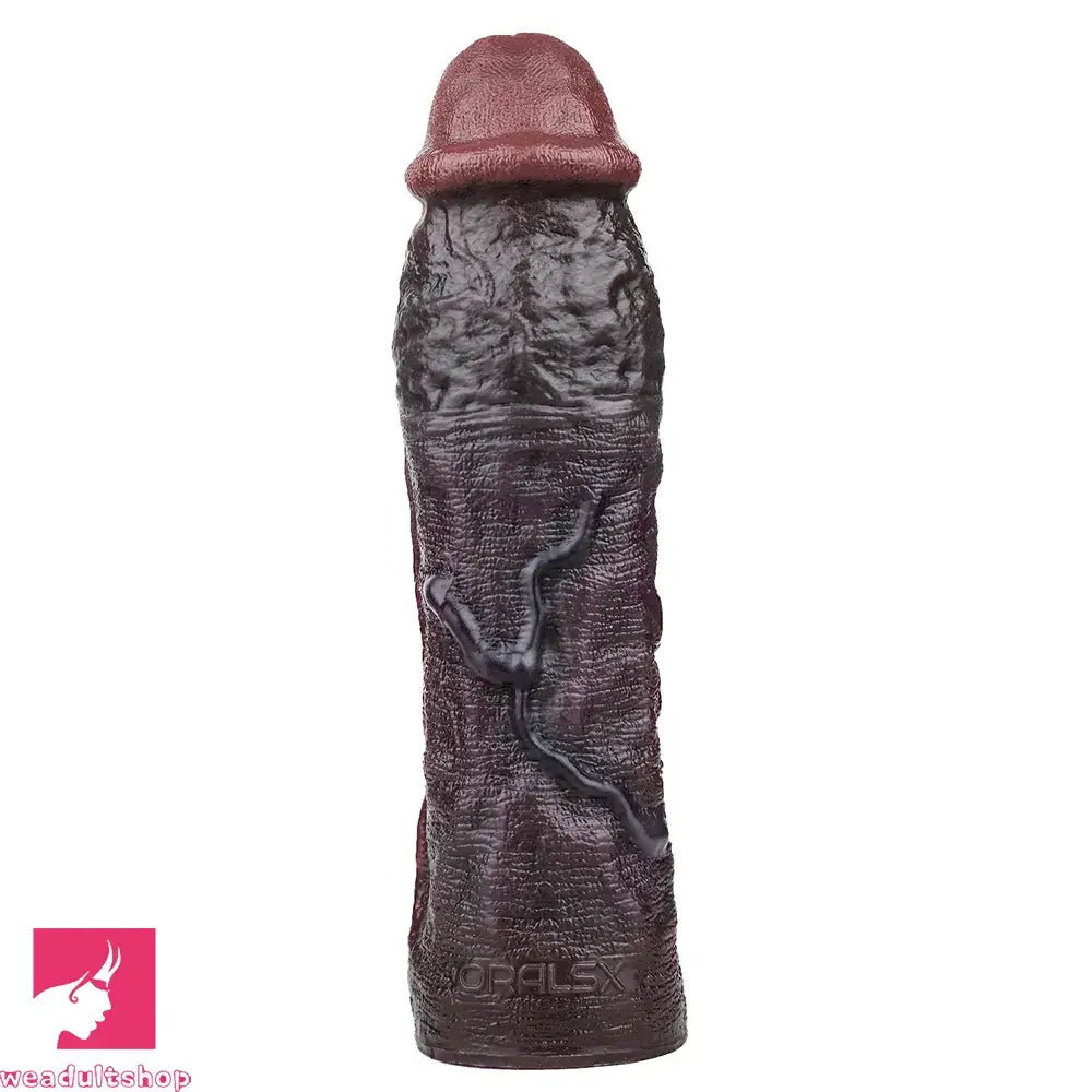 9.06in Elastic Penis Ring Dildo Sleeve For Male Couples Durable Sheath