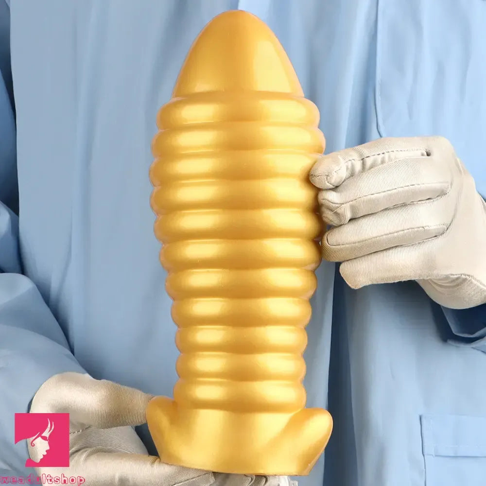 5.11in 7.08in 9.05in Dragon Egg Thread Silicone Soft Big Butt Cock Dildo