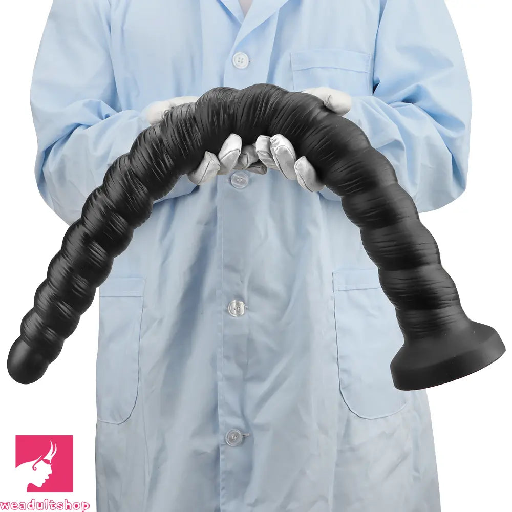 20.47in 26.37in Liquid Silicone Super Long Large Butt Plug Dildo For Sex