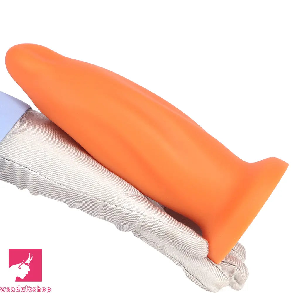 7.67in Liquid Silicone Thick Soft Dolphin Animal Dildo For Cock Orgasm