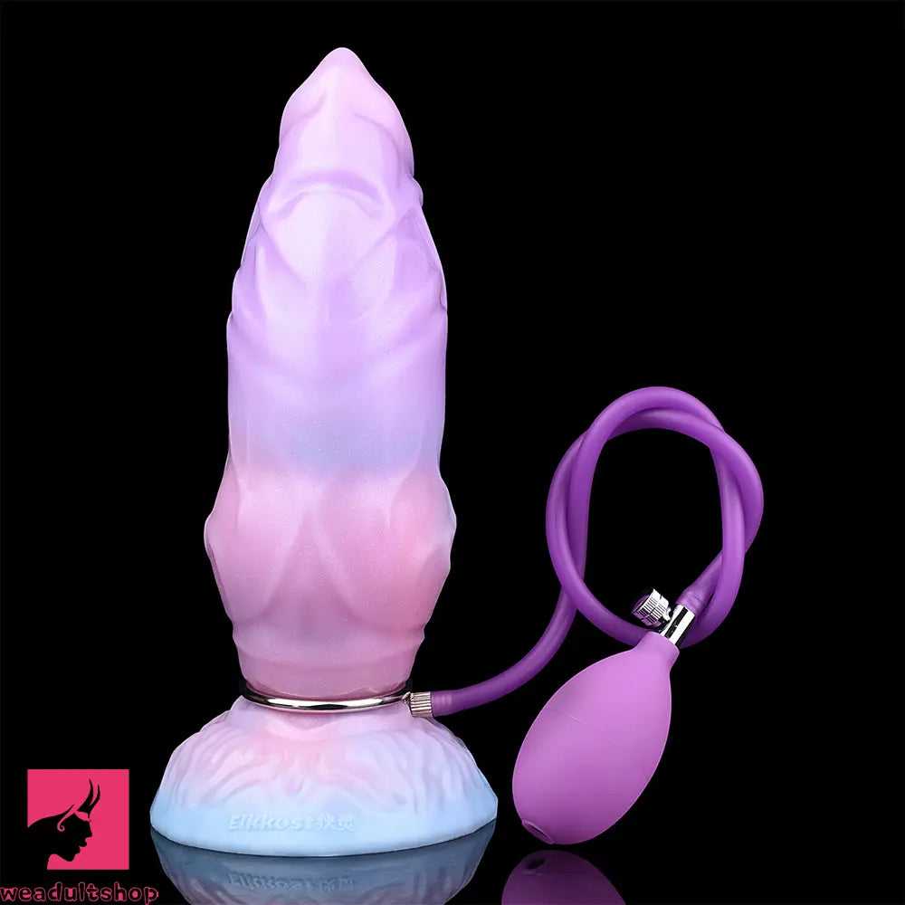 9.84in Squeeze Inflatable Alien Cock Animal Dog Dildo For Intimacy Game