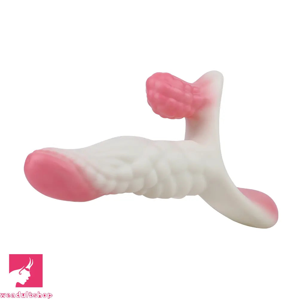 5.83in Dragon Scale Monster Wearable Strap on Vibrating Anal Dildo