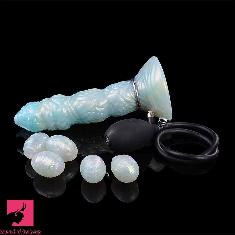 8.42in Adult Masturbation Cock Odd Ovipositor Egg Laying Inflatable Dildo