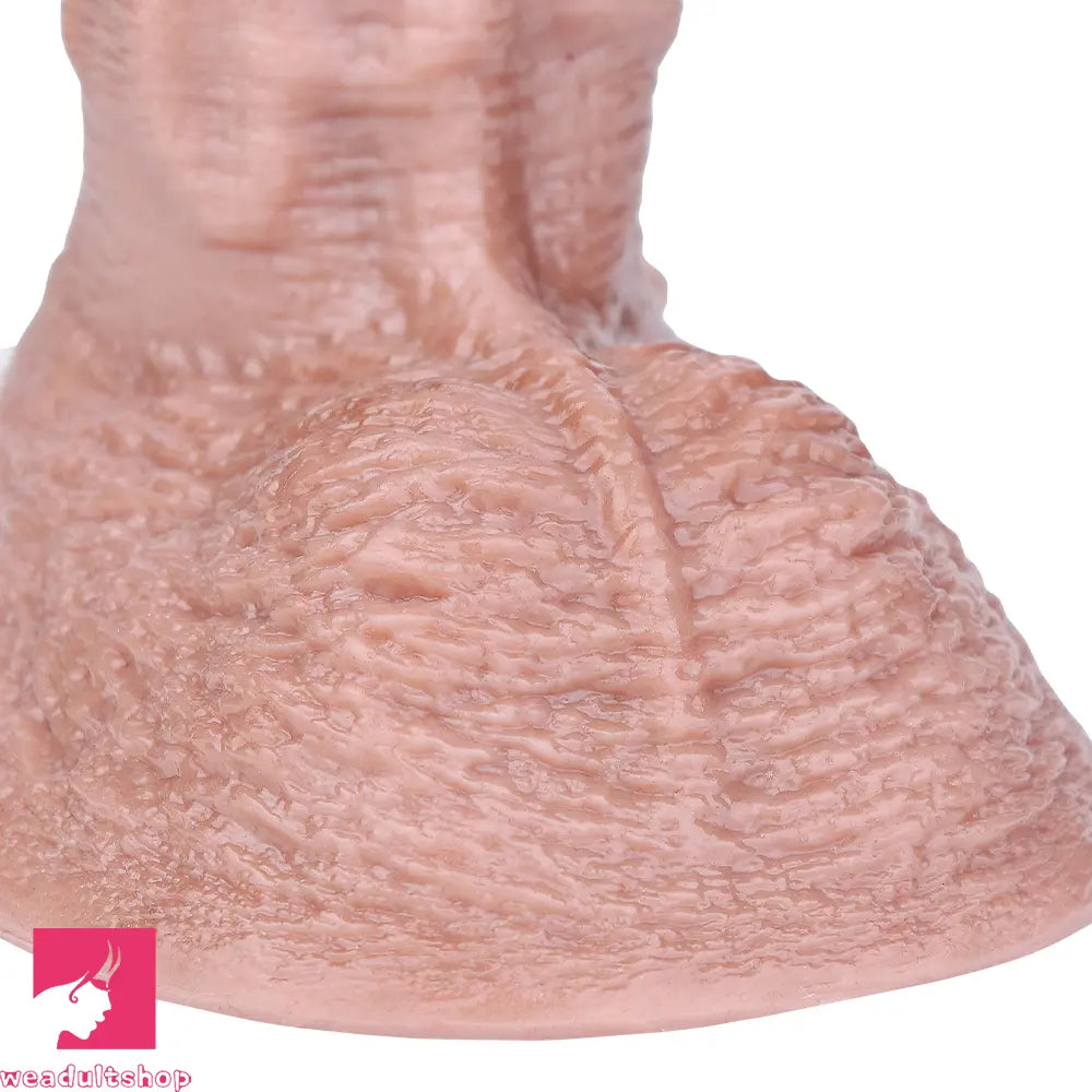 7.16in Double Density Silicone Soft Ejaculating Dildo For Suction Cup Cock