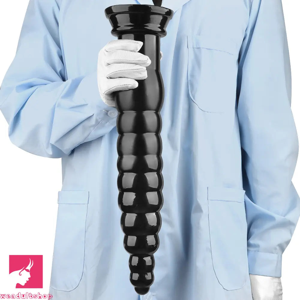 12.6in 17.32in PVC Super Long Large Thick Anal Plug Dildo Torture Cock