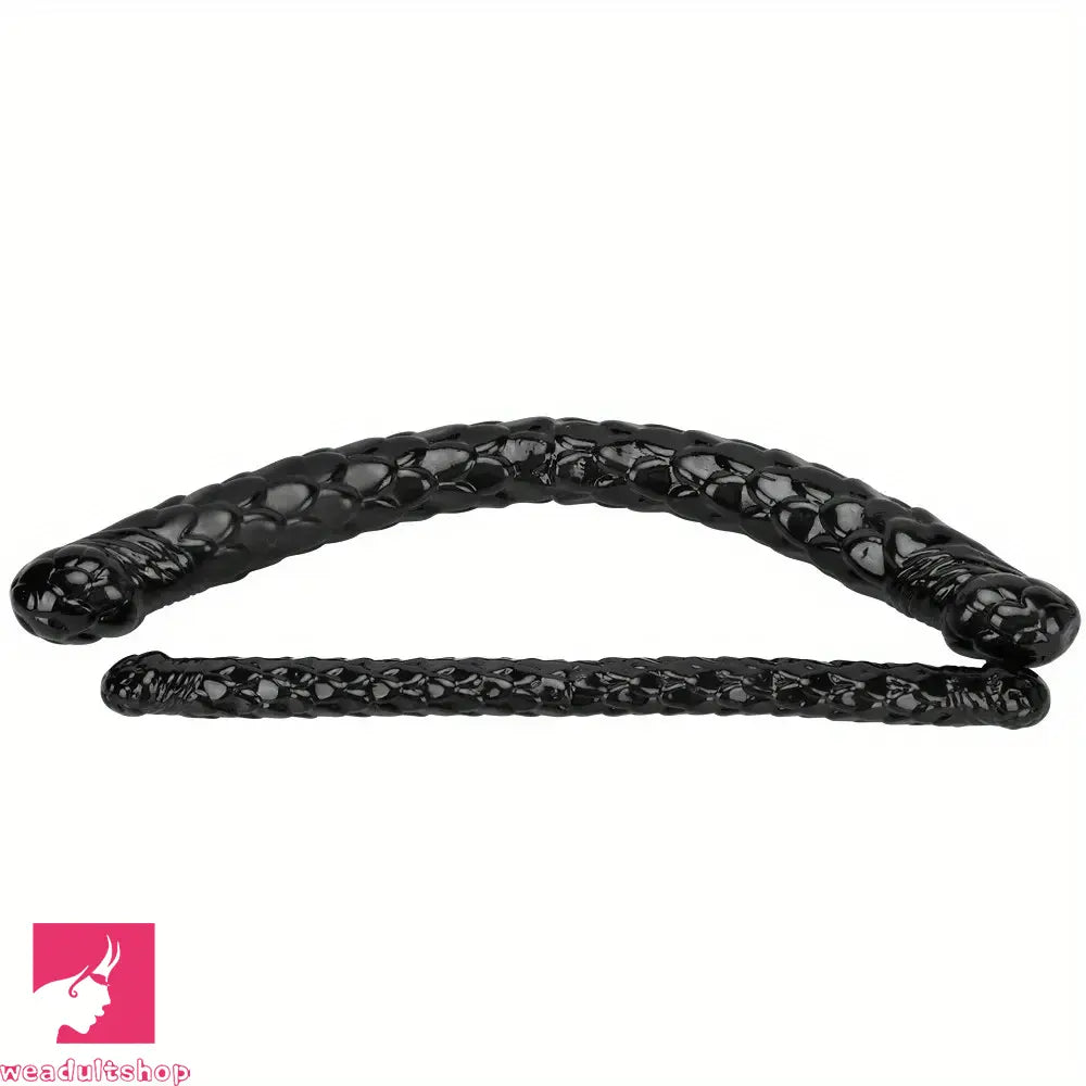 20.47in 27.55in Double-Headed Extra Long Fish Scale Huge Dildo For Sex