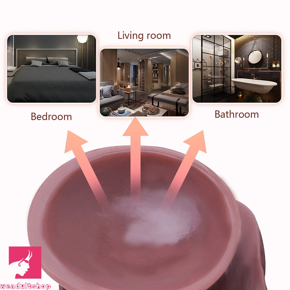 9.05in Big Skin Ejaculating Dildo Suction Cup Anal Toy Vaginal Massager