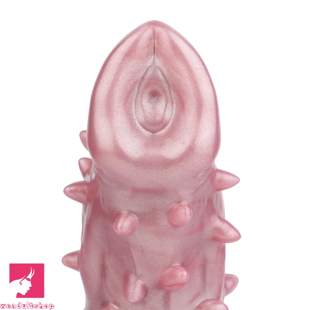 7.48in Spiked Fantasy Penis Sleeve With Cock Ring Dildo For Intimation