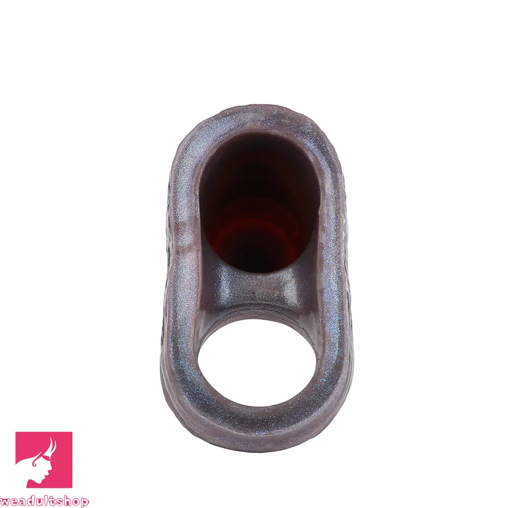 7.48in Spiked Horse Cock Sleeve Dildo Fantasy Penis Extender Cock