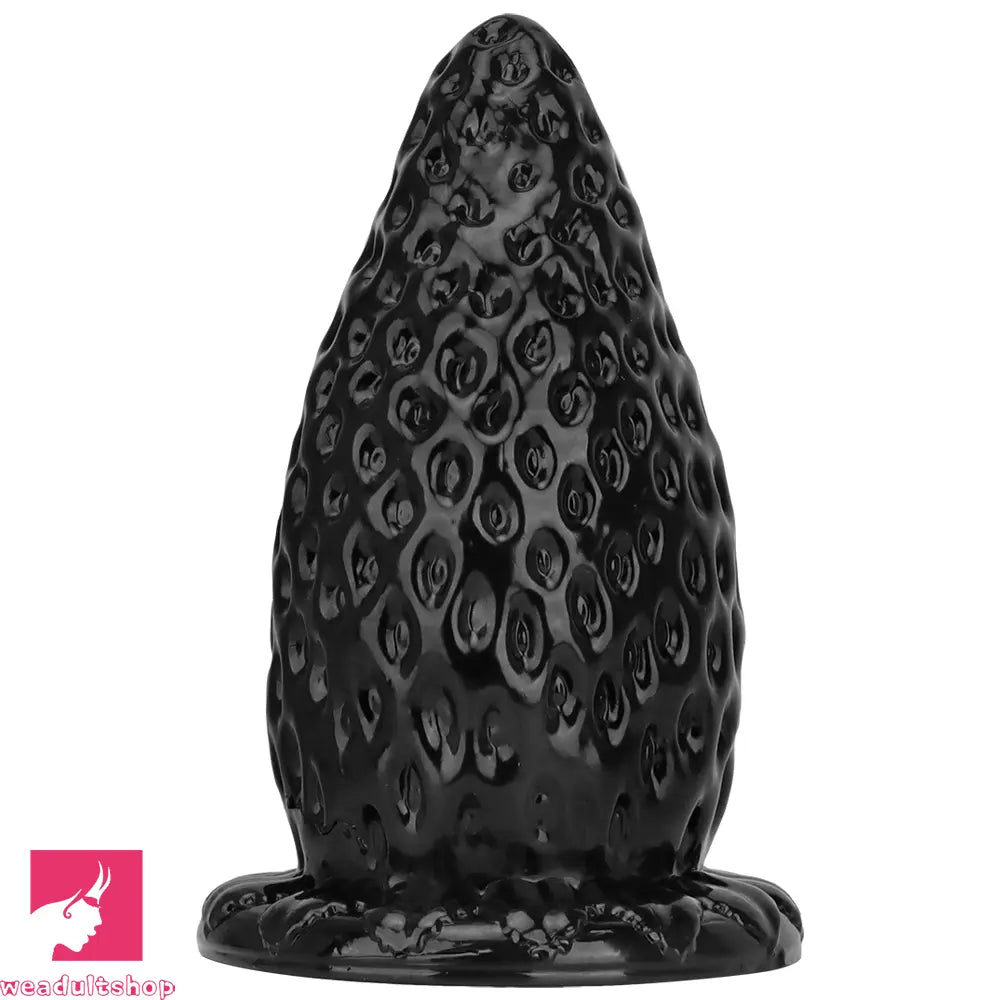 5.9in 8.07in 9.84in Super Thick Strawberry Penis Anal Plug PVC Dildo